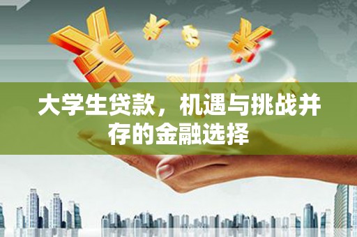 耀州大学生贷款，机遇与挑战并存的金融选择