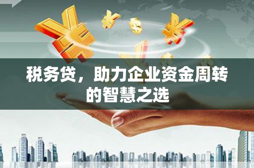 耀州税务贷，助力企业资金周转的智慧之选