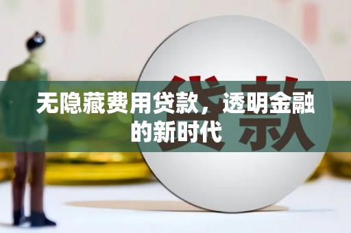 耀州无隐藏费用贷款，透明金融的新时代