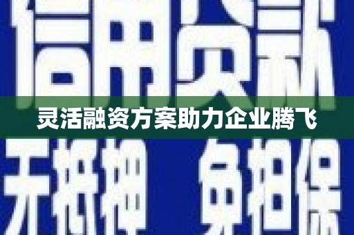 耀州灵活融资方案助力企业腾飞