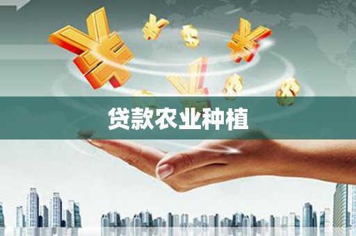 耀州贷款农业种植