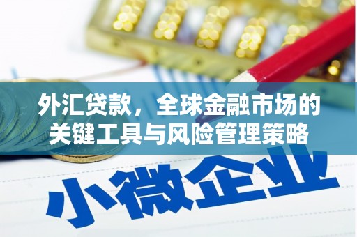 耀州外汇贷款，全球金融市场的关键工具与风险管理策略