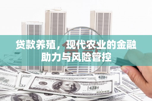 耀州贷款养殖，现代农业的金融助力与风险管控