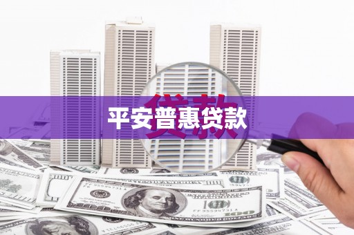 耀州平安普惠贷款