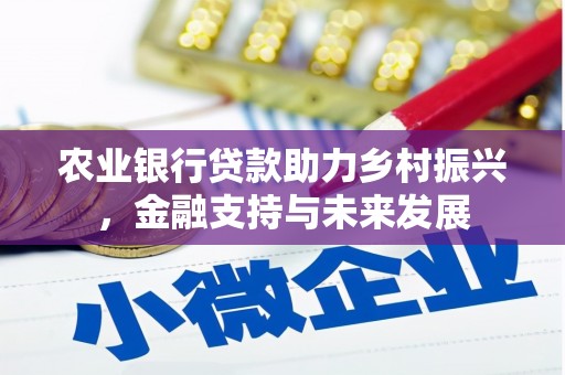 耀州农业银行贷款助力乡村振兴，金融支持与未来发展