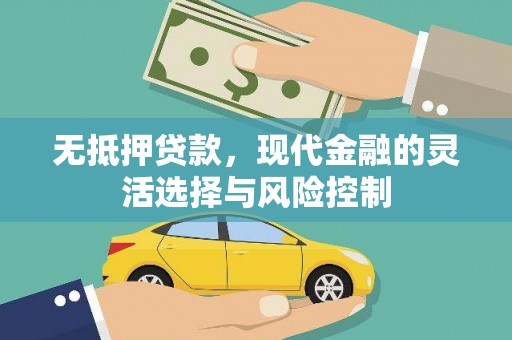 耀州无抵押贷款，现代金融的灵活选择与风险控制