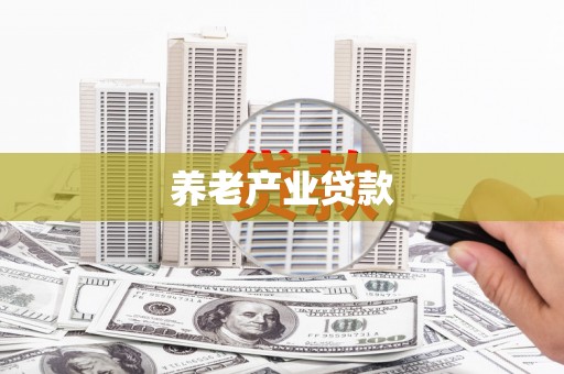 耀州养老产业贷款