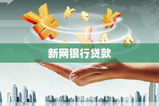 耀州新网银行贷款
