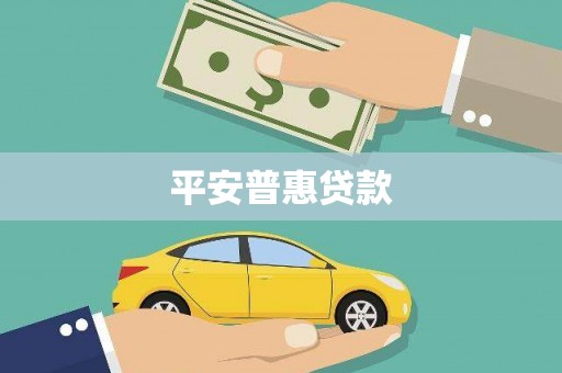 耀州平安普惠贷款