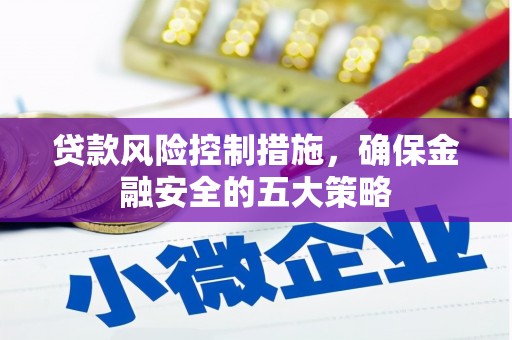 耀州贷款风险控制措施，确保金融安全的五大策略
