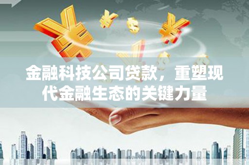 耀州金融科技公司贷款，重塑现代金融生态的关键力量