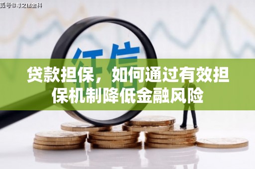 耀州贷款担保，如何通过有效担保机制降低金融风险