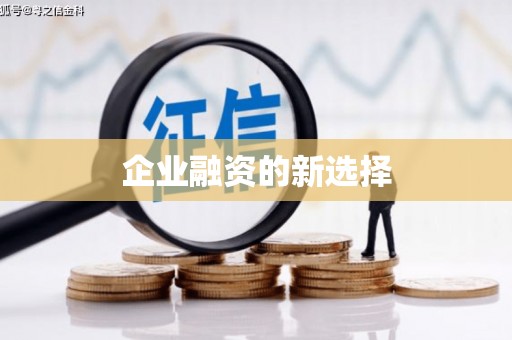 耀州企业融资的新选择