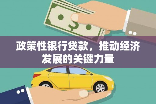 耀州政策性银行贷款，推动经济发展的关键力量