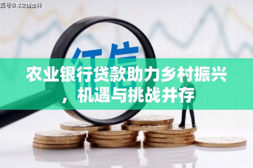 耀州农业银行贷款助力乡村振兴，机遇与挑战并存