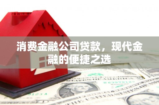 耀州消费金融公司贷款，现代金融的便捷之选