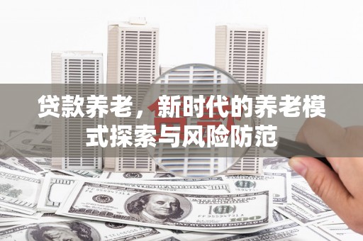 耀州贷款养老，新时代的养老模式探索与风险防范